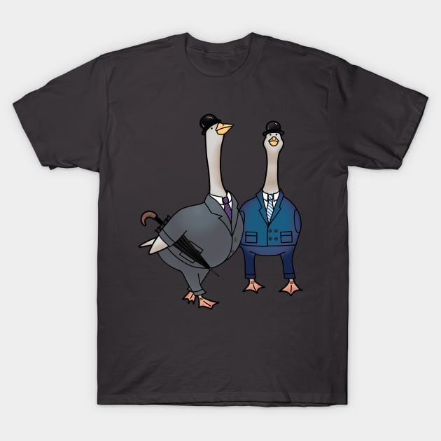 City geese T-Shirt by SnailAndCo